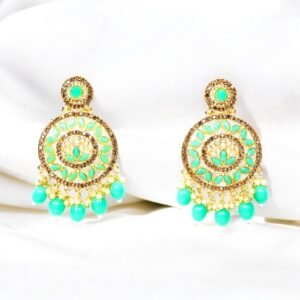 Chandbali - Mint Green