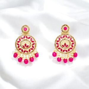Chandbali - Pink